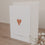 Folded card heart light red (PU = 10 pcs.)