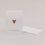 Folded card heart light red (PU = 10 pcs.)