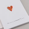 Folded card heart light red (PU = 10 pcs.)