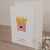 Folded card French fries (pack = 10 pcs.)