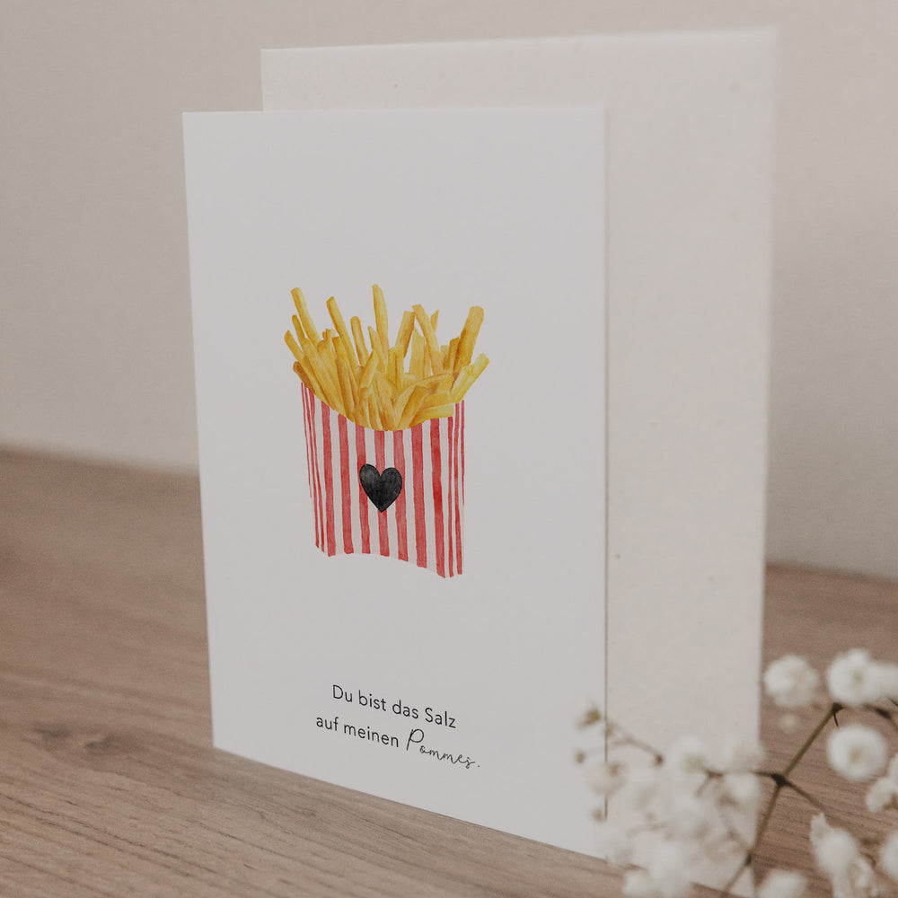 Folded card French fries (pack = 10 pcs.)