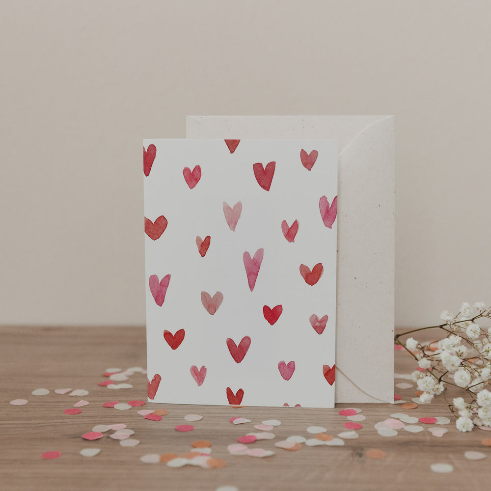 Klappkarte Hearts (VE = 10 Stk.)