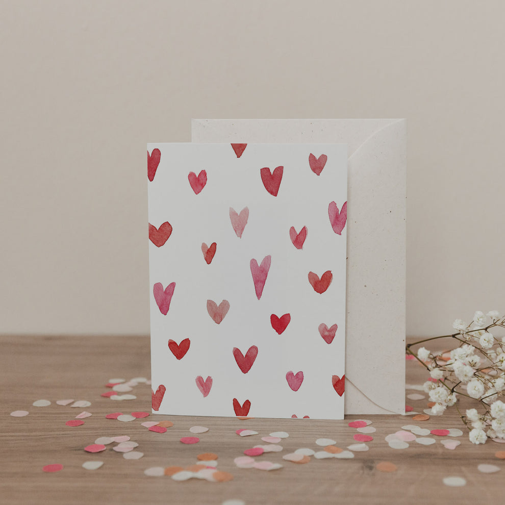 Klappkarte Hearts (VE = 10 Stk.)