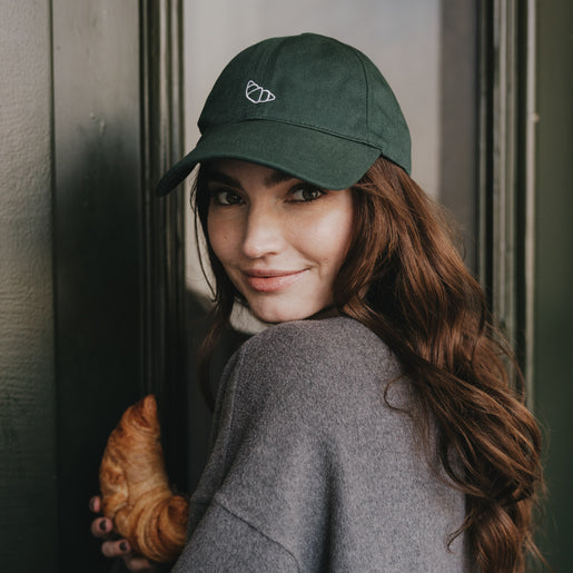 Cap dunkelgrün Breakfast Club (VE = 4 Stk.)