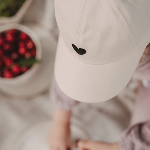 Cap beige Herz (VE = 4 Stk.)