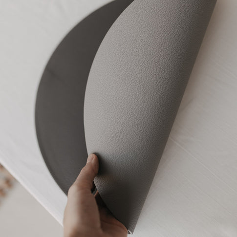 Wendbares Platzset Herz Grau (VE = 6 Stk.)