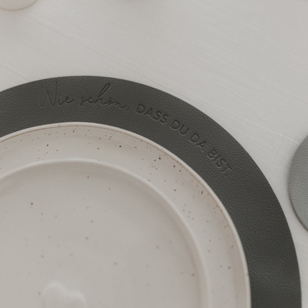 Wendbares Platzset Wie schön Grau (VE = 6 Stk.)