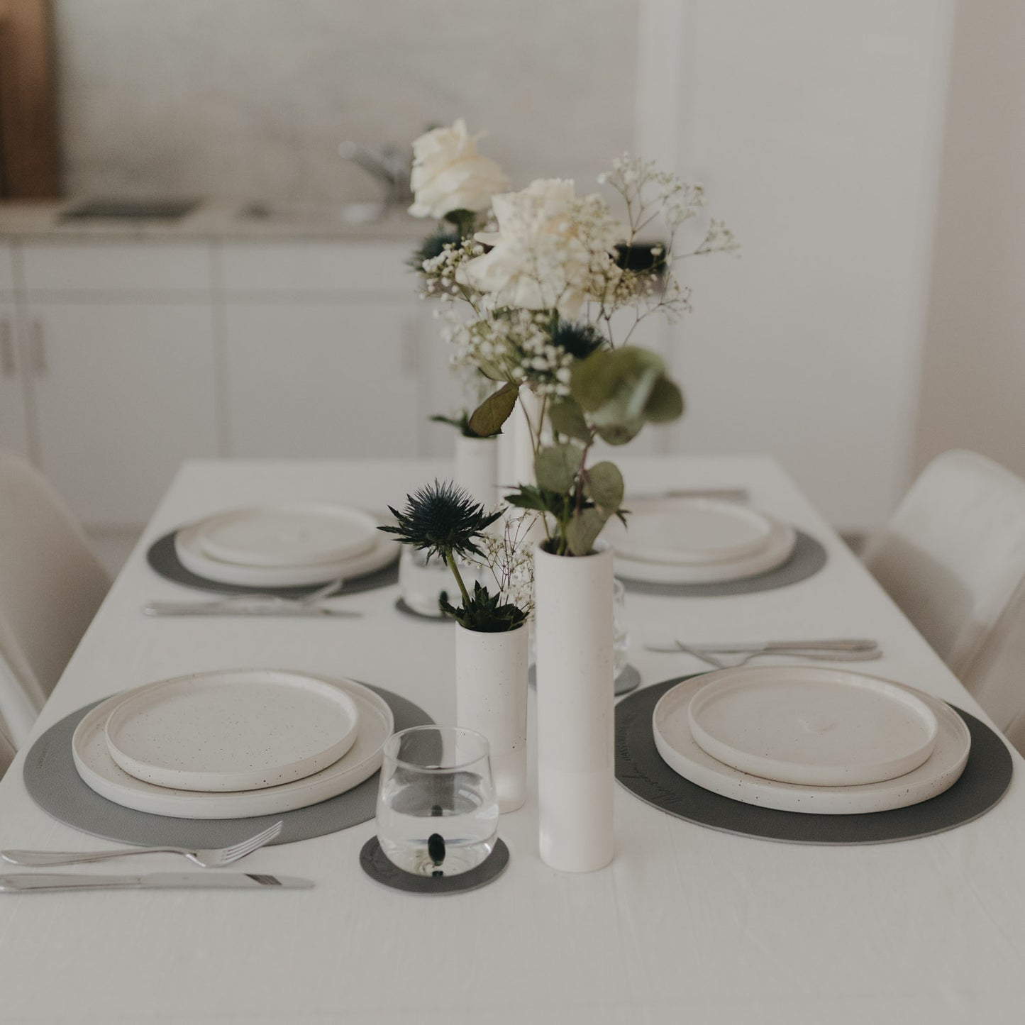 Wendbares Platzset Wie schön Grau (VE = 6 Stk.)