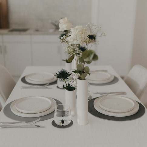 Wendbares Platzset Wie schön Grau (VE = 6 Stk.)