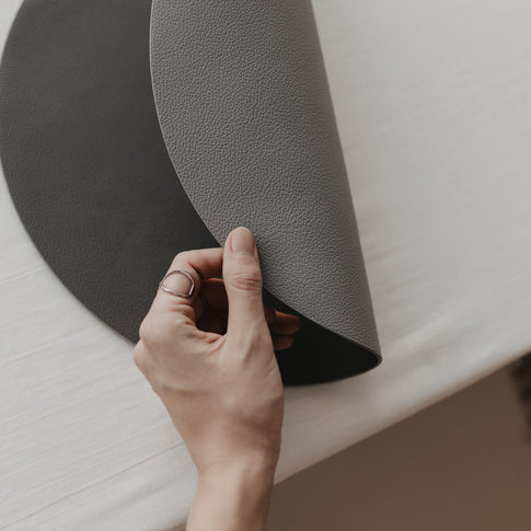 Wendbares Platzset Wie schön Grau (VE = 6 Stk.)