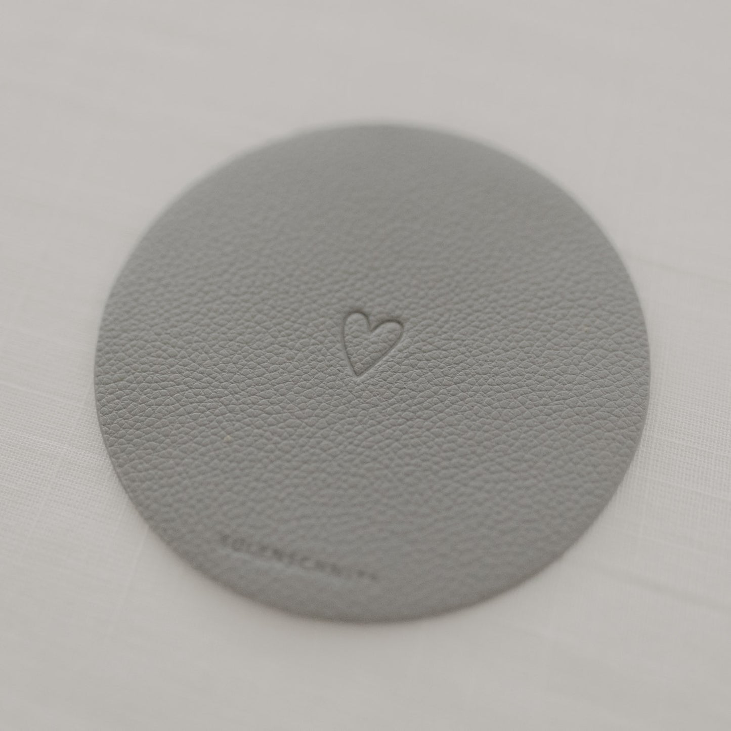 Wendbare Untersetzer Herz 2er Set Grau (VE = 6 Stk.)