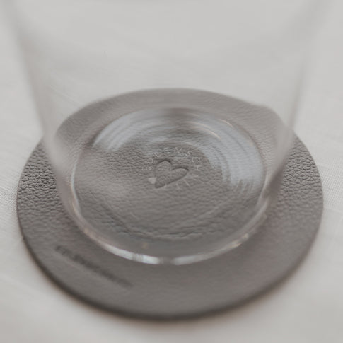 Wendbare Untersetzer Herz 2er Set Grau (VE = 6 Stk.)