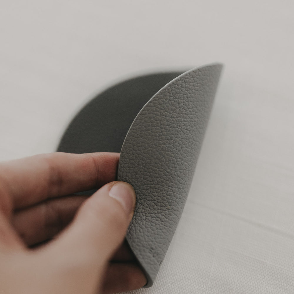 Wendbare Untersetzer Herz 2er Set Grau (VE = 6 Stk.)