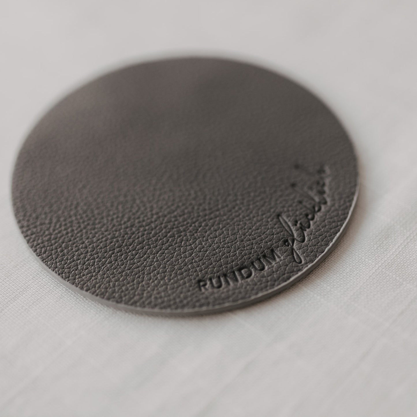 Wendbare Untersetzer Rundum glücklich 2er Set Grau (VE = 6 Stk.)