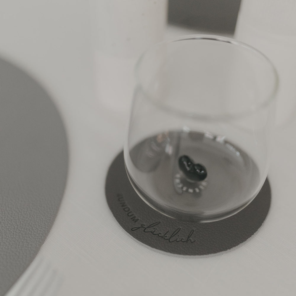 Wendbare Untersetzer Rundum glücklich 2er Set Grau (VE = 6 Stk.)