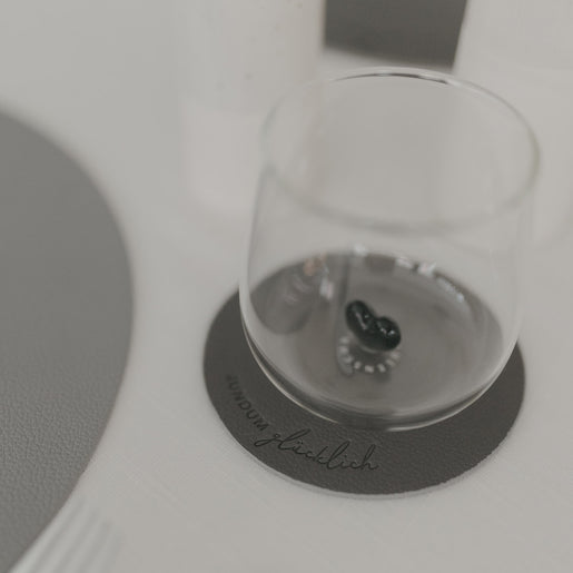 Wendbare Untersetzer Rundum glücklich 2er Set Grau (VE = 6 Stk.)