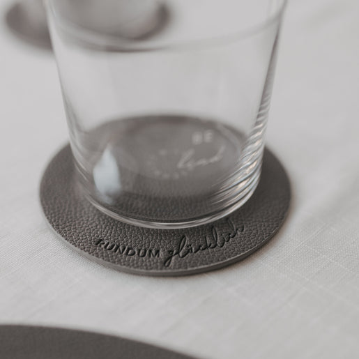 Wendbare Untersetzer Rundum glücklich 2er Set Grau (VE = 6 Stk.)