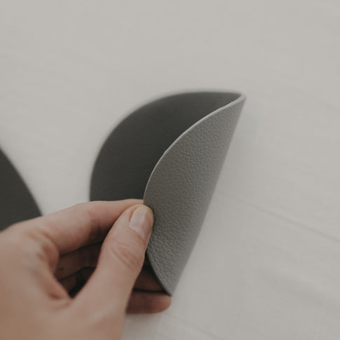 Wendbare Untersetzer Das Leben 2er Set Grau (VE = 6 Stk.)