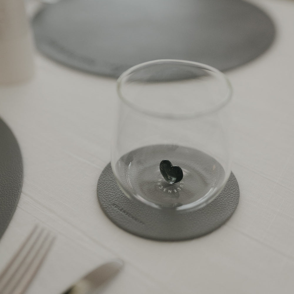 Wendbare Untersetzer Das Leben 2er Set Grau (VE = 6 Stk.)