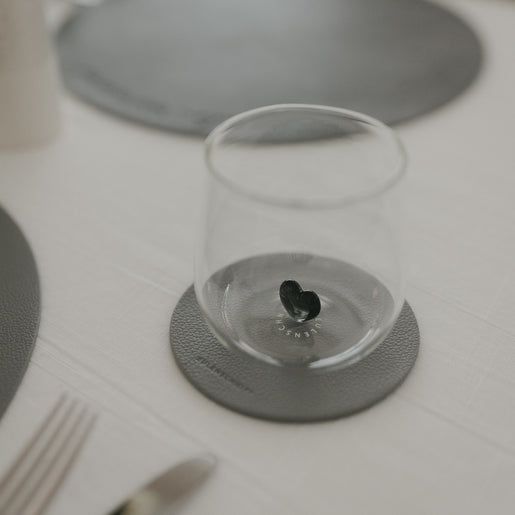 Wendbare Untersetzer Das Leben 2er Set Grau (VE = 6 Stk.)