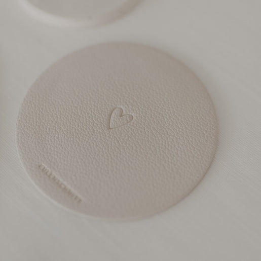 Wendbare Untersetzer Das Leben 2er Set Creme (VE = 6 Stk.)