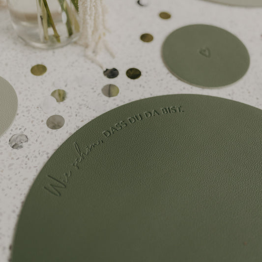 Wendbares Platzset Wie schön Grün (VE = 6 Stk.)