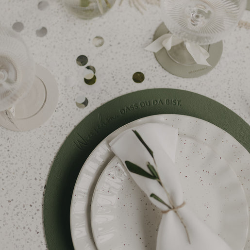 Wendbares Platzset Wie schön Grün (VE = 6 Stk.)