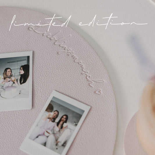 Limitiertes wendbares Platzset Lieblingsmensch Flieder (VE = 6 Stk.)