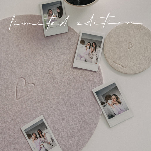 Limitiertes wendbares Platzset Du bist toll Flieder (VE = 6 Stk.)