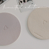 Limitierte wendbare Untersetzer Herz 2er Set Flieder (limitiert) (VE = 6 Stk.)