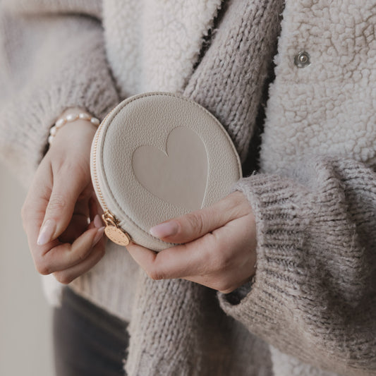 Portemonnaie Herz creme (VE = 6 Stk.)