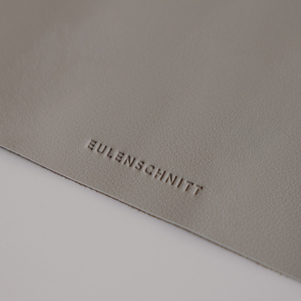 Schreibtischunterlage soft Herz grau (VE = 6 Stk.)