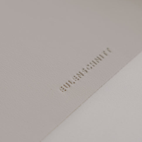 Schreibtischunterlage soft Herz creme (VE = 6 Stk.)