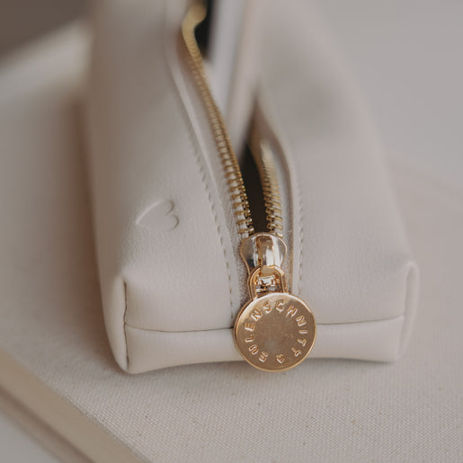 Federtasche Herz creme (VE = 6 Stk.)