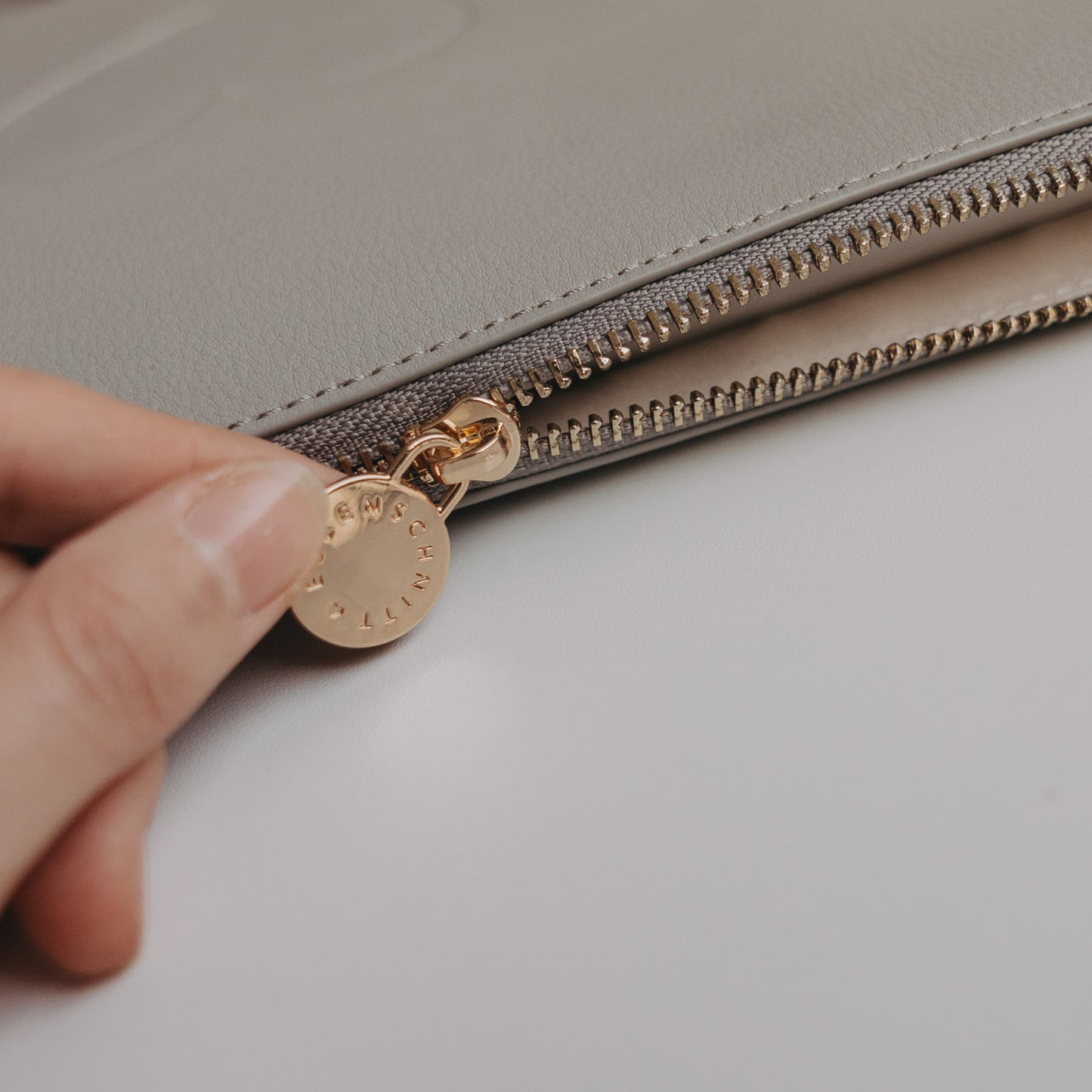 Laptoptasche Herz grau (VE = 4 Stk.)