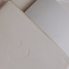 Laptoptasche Herz creme (VE = 4 Stk.)