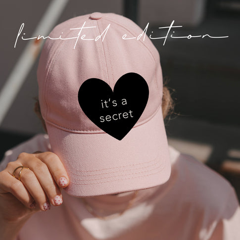 SECRET SALE: Limited Edition Cap rosa (VE = 4 Stk.)