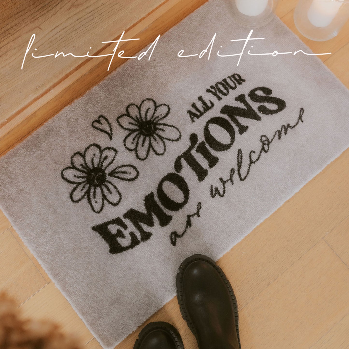 Washable doormat Emotions Youdiful 75 x 45cm (pack = 6 pcs.)