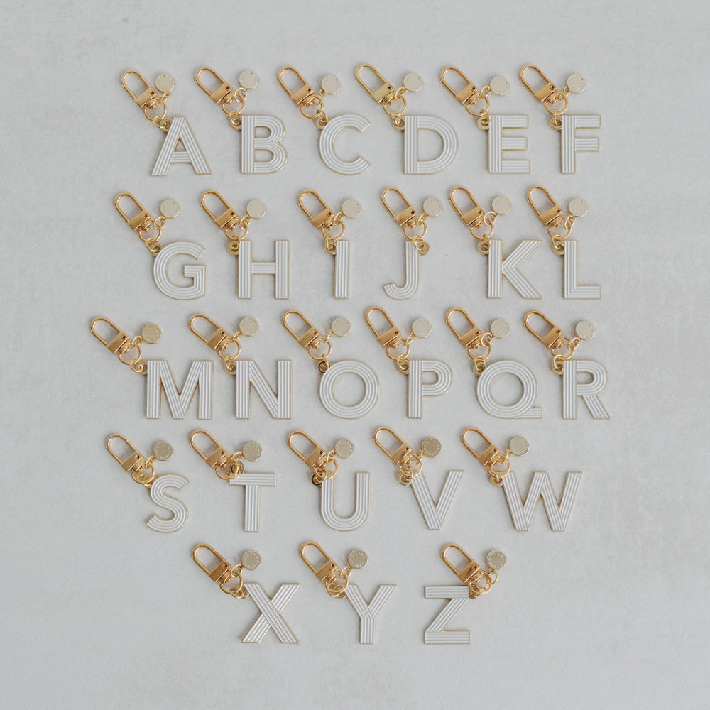 ABC Schlüsselanhänger hellgrau (VE = 6 Stück)