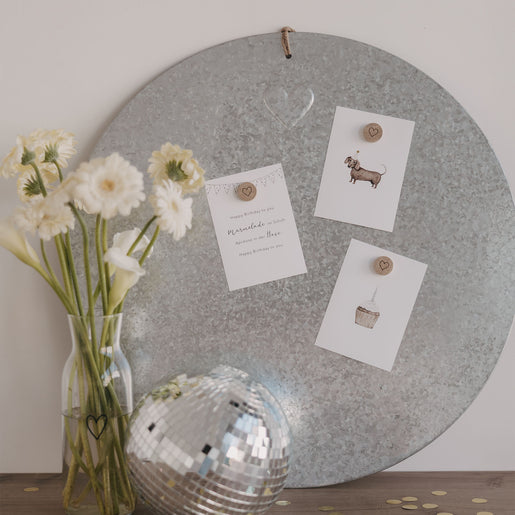 Magnetic board 60cm heart (PU = 4 pieces)