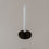 Bougeoir noir pour bocal de stockage (VE = 4 pcs)