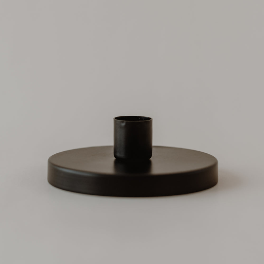 Bougeoir noir pour bocal de stockage (VE = 4 pcs)