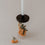 Black heart candle holder for storage jar (pack = 4 pcs)