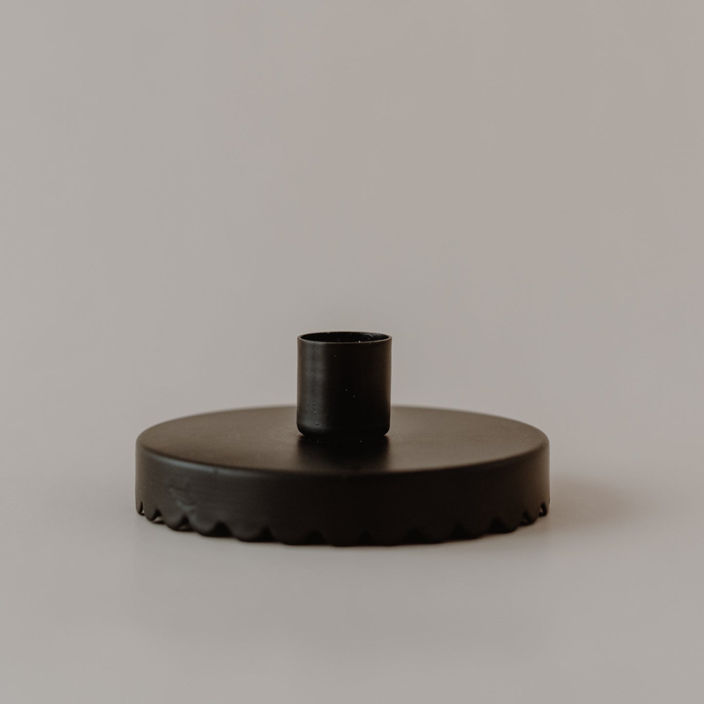 Bougeoir noir vague pour bocal de stockage (VE = 4 pcs)