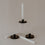 Bougeoir noir vague pour bocal de stockage (VE = 4 pcs)