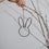 Metallanhänger Hase 6er Set (VE = 4 Sets)