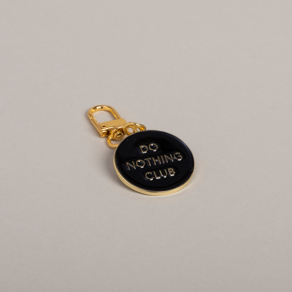 Keychain Do Nothing Club Black (VE = 6 pieces)