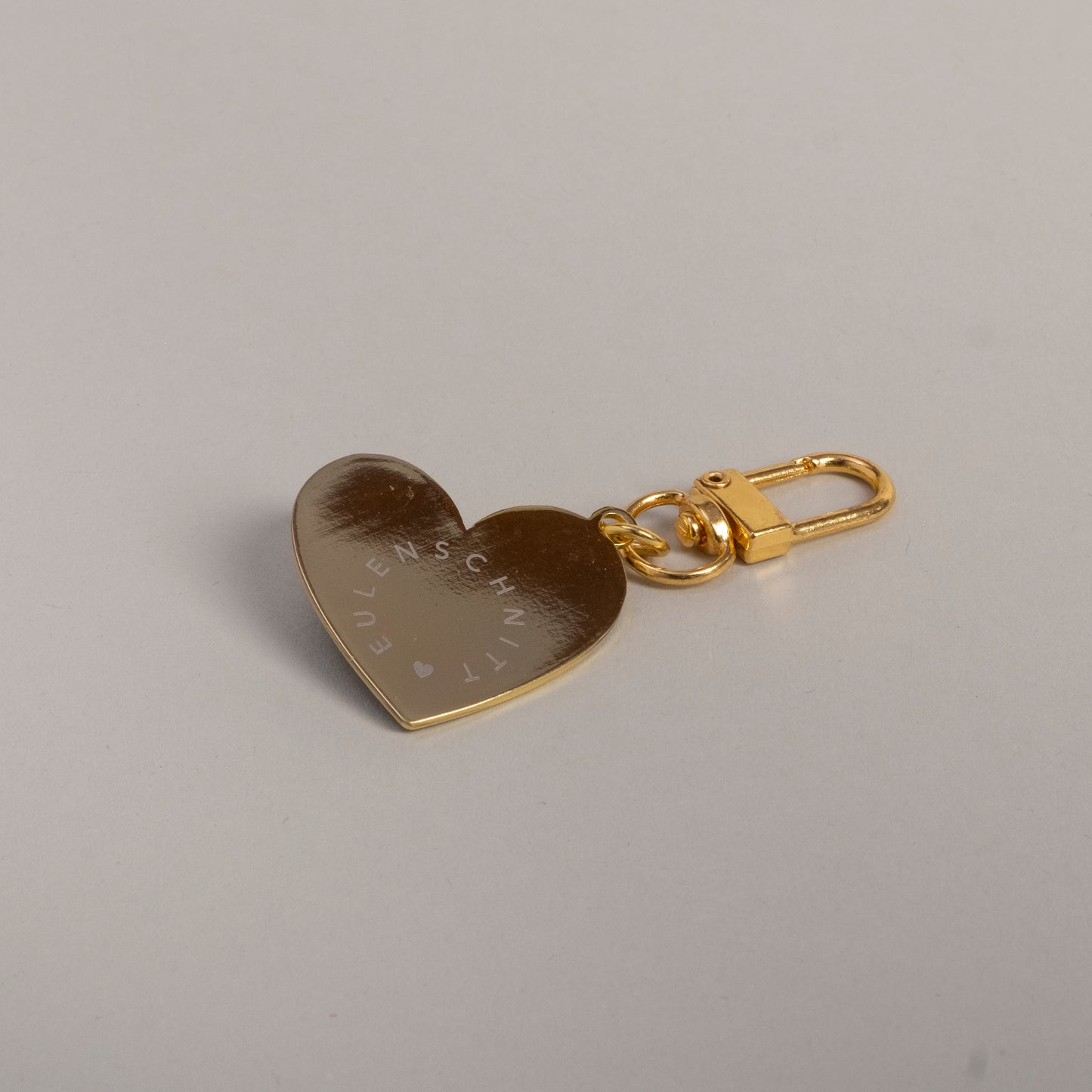Keychain small heart black (VE = 6 pieces)