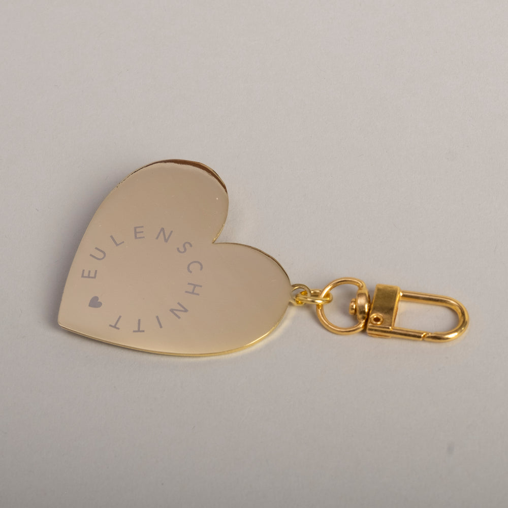 Keychain large heart pink (VE = 6 pieces)