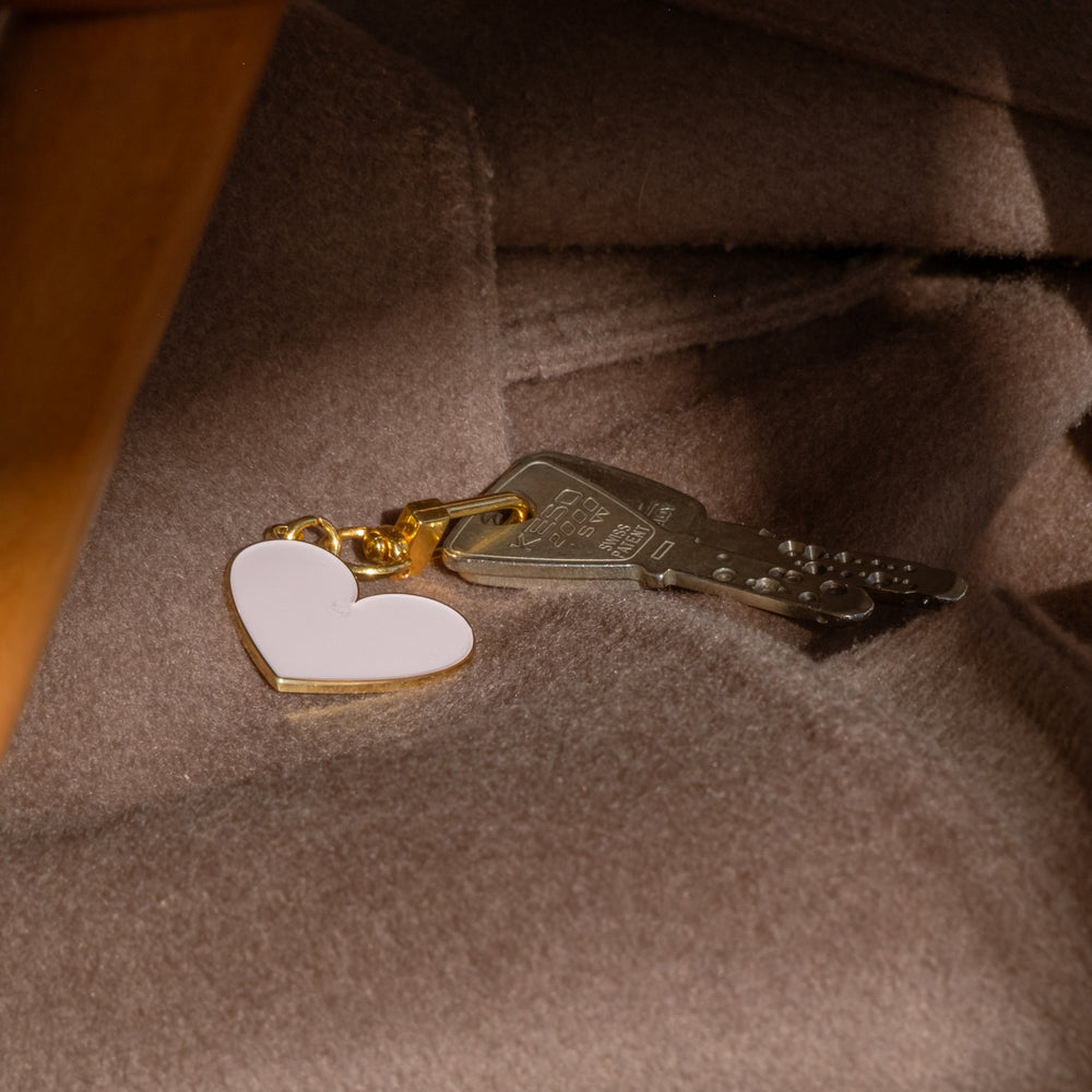 Keychain large heart pink (VE = 6 pieces)